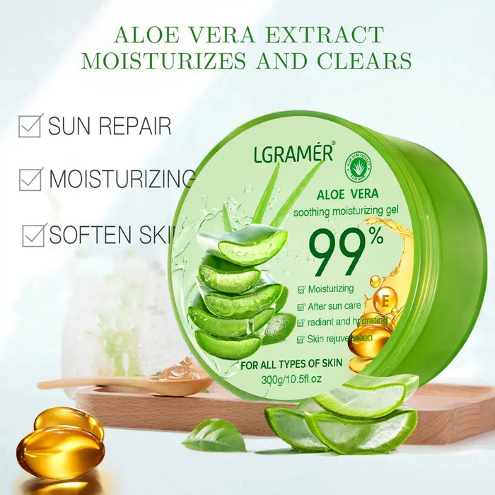 99% Aloe Vera Moisturizing Gel Refreshing Non Sticky Facial Facial Cream Wash Free Deep Nourishing Maintain Skin Face Care Skin