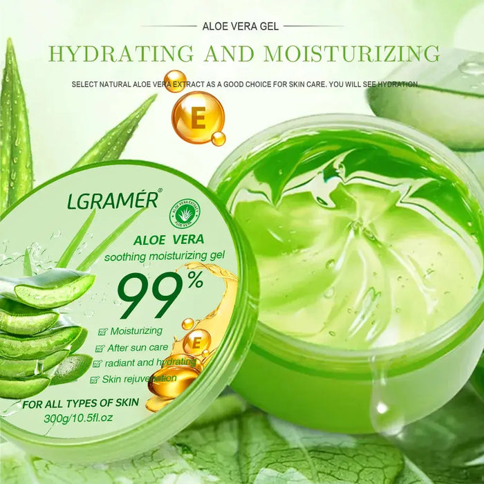 99% Aloe Vera Moisturizing Gel Refreshing Non Sticky Facial Facial Cream Wash Free Deep Nourishing Maintain Skin Face Care Skin